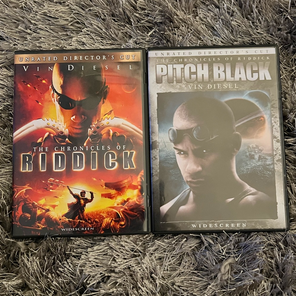 The Chronicles of Riddick & Pitch Black DVDs